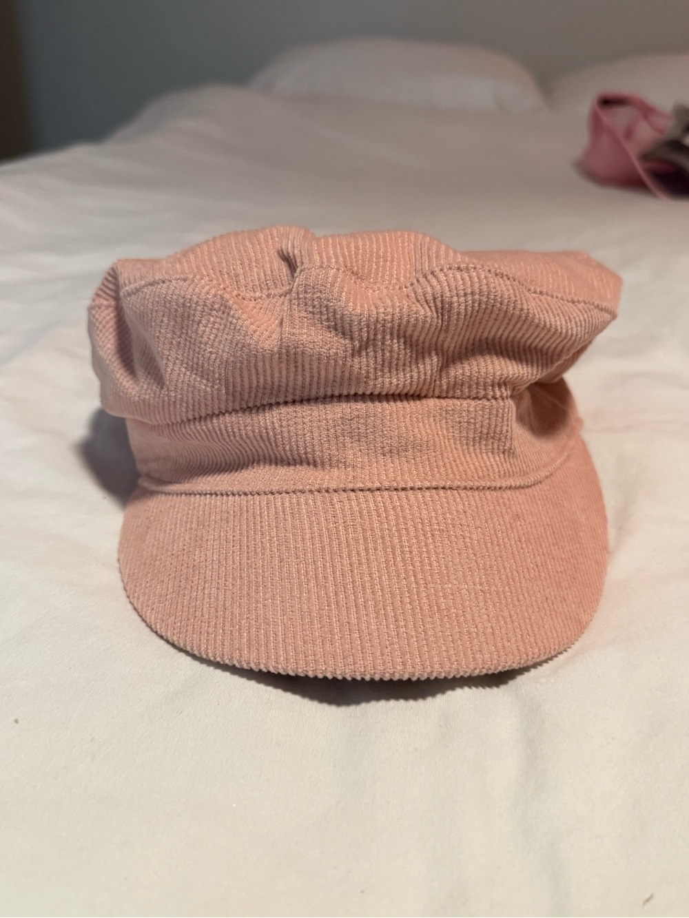 Lack Of Color Dusty Pink Corduroy Baker Cap
